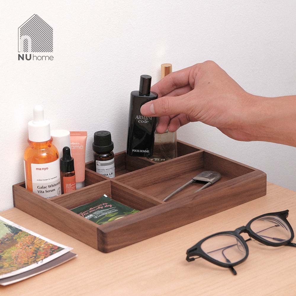 Alternative view of Khay gỗ phụ kiện để bàn - Hami