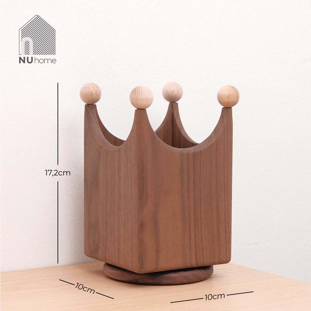 Hộp đựng đồ, đựng bút hình vương miện xoay 360 - Tira - Ảnh 15