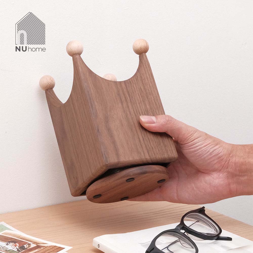 Hộp đựng đồ, đựng bút hình vương miện xoay 360 - Tira - Ảnh 13