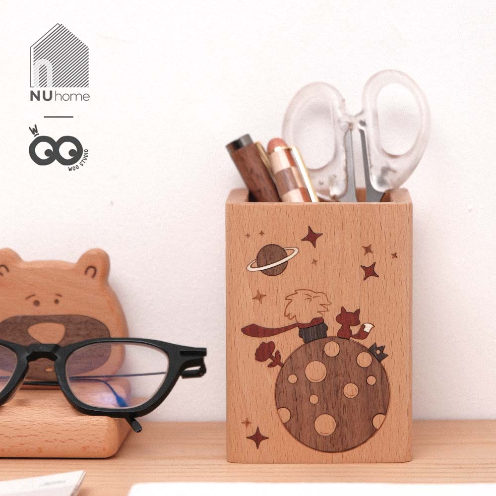 Hộp đựng bút gỗ hình hoàng tử bé - Sama - Ảnh 6