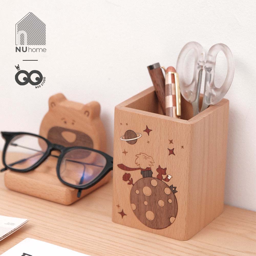 Hộp đựng bút gỗ hình hoàng tử bé - Sama - Ảnh 3