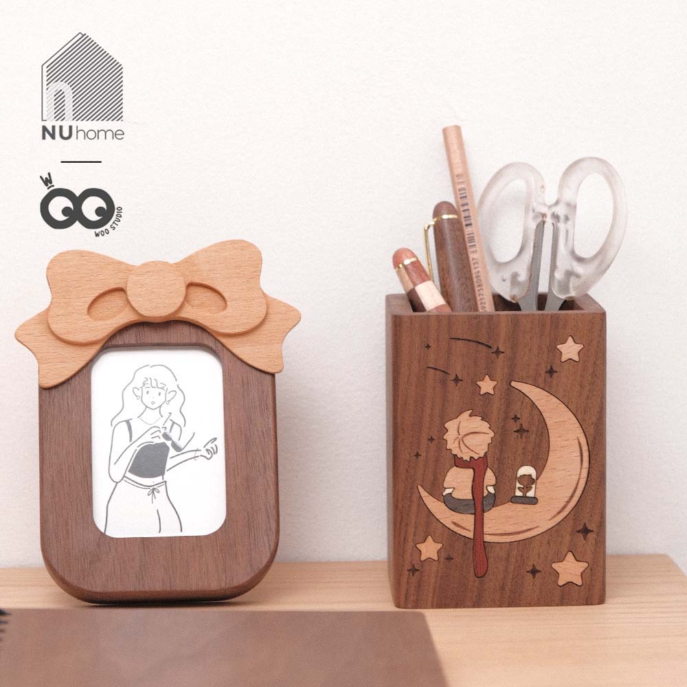 Hộp đựng bút gỗ hình hoàng tử bé - Sama - Ảnh 9