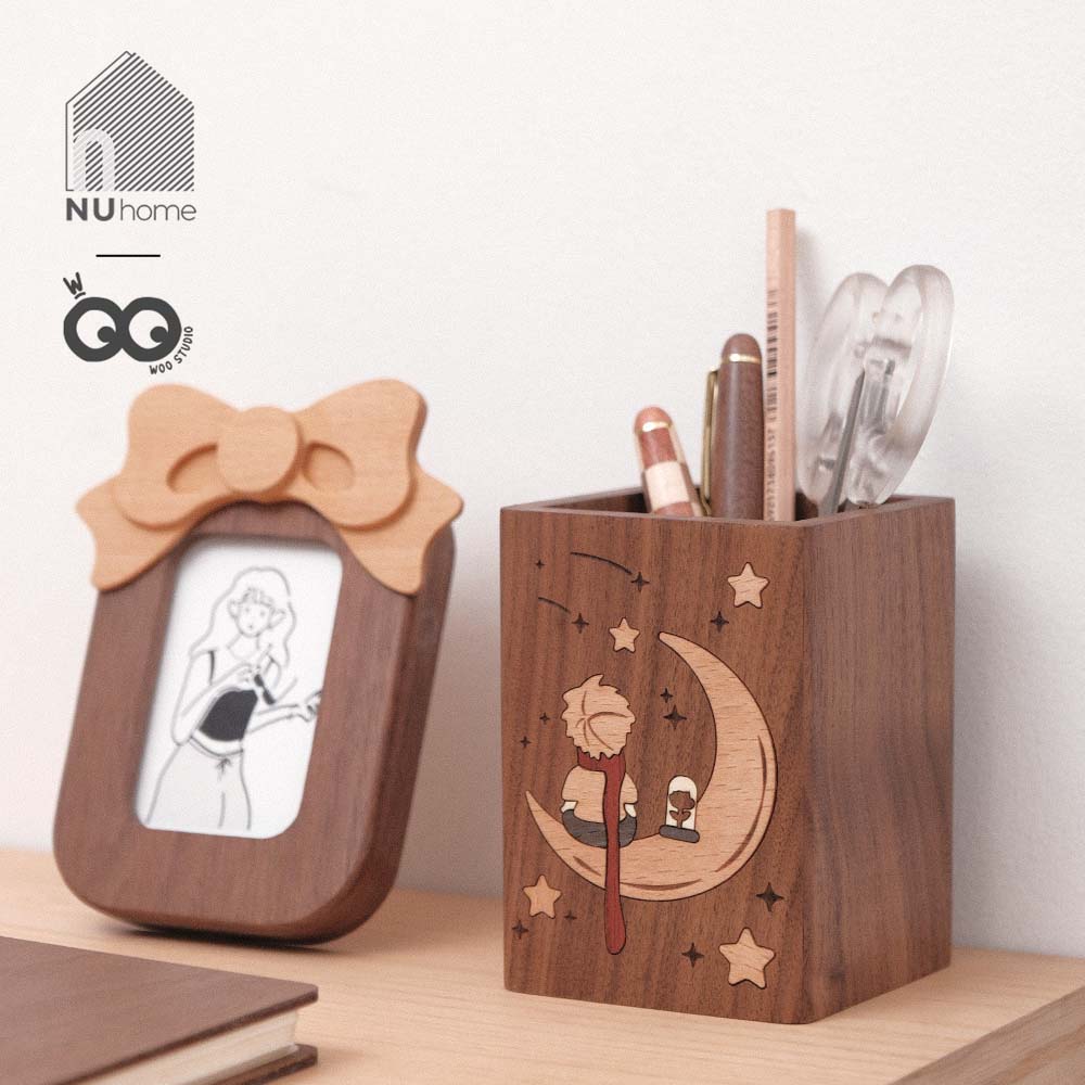 Hộp đựng bút gỗ hình hoàng tử bé - Sama - Ảnh 7