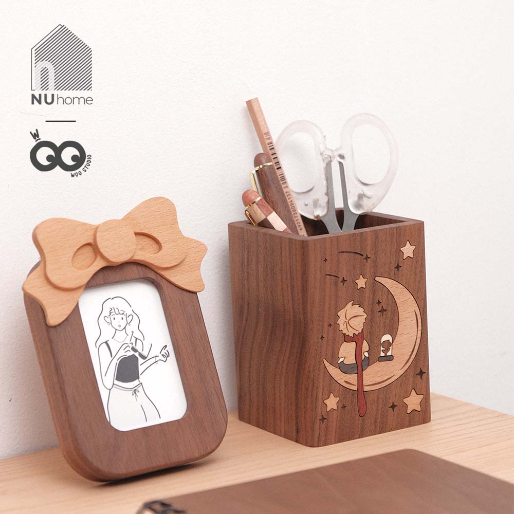 Hộp đựng bút gỗ hình hoàng tử bé - Sama - Ảnh 5