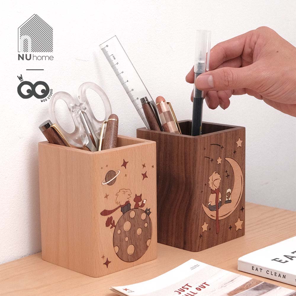 Hộp đựng bút gỗ hình hoàng tử bé - Sama - Ảnh 4