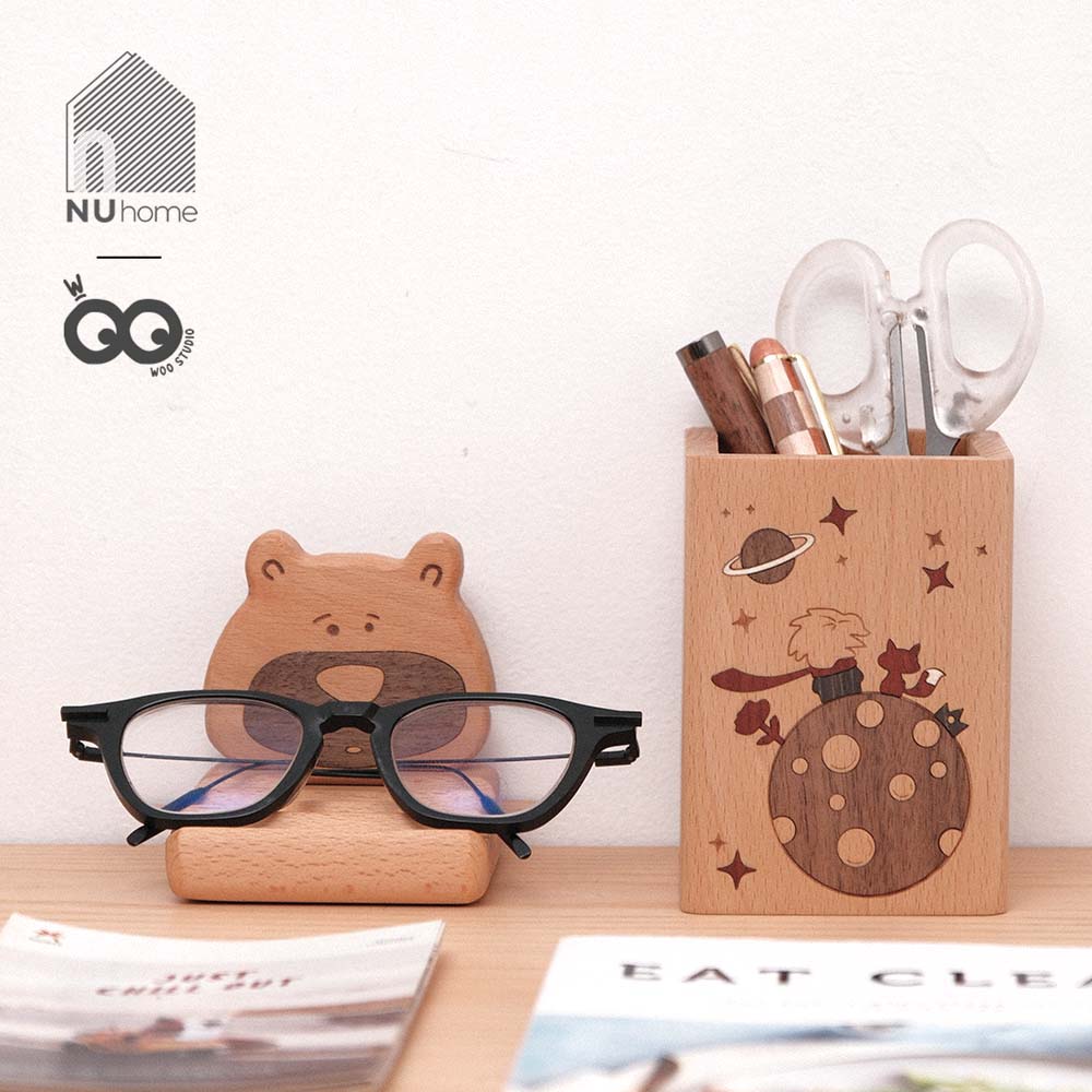 Hộp đựng bút gỗ hình hoàng tử bé - Sama - Ảnh 13