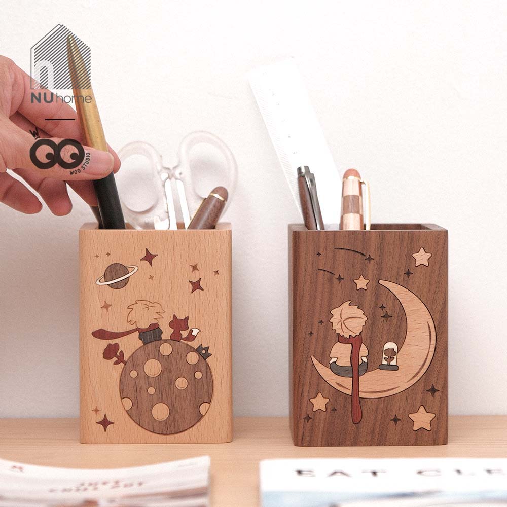 Hộp đựng bút gỗ hình hoàng tử bé - Sama