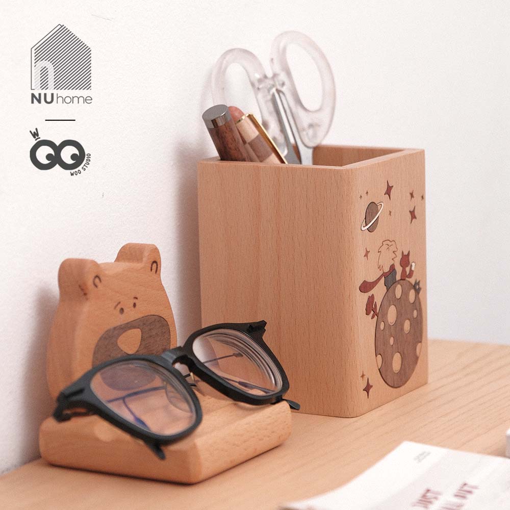 Hộp đựng bút gỗ hình hoàng tử bé - Sama - Ảnh 8