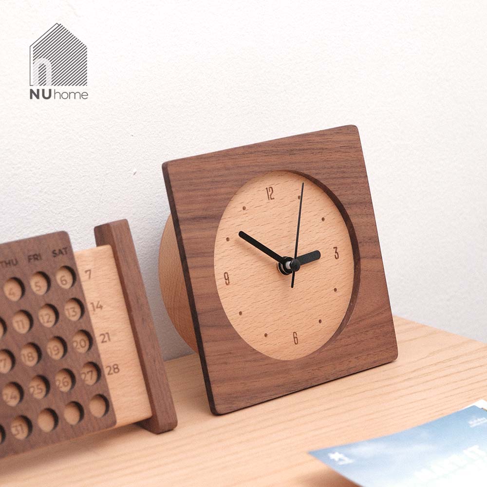Đồng hồ gỗ để bàn - Kido