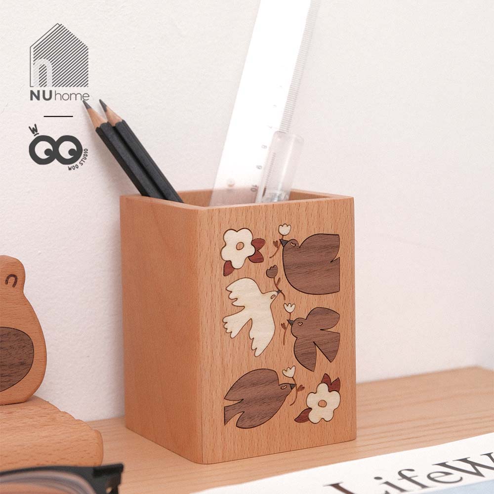 Alternative view of Hộp đựng bút gỗ - Dino 2