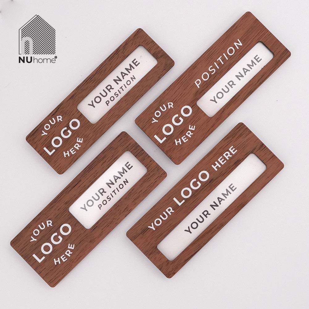 Bảng tên nhân viên gỗ - Sota - Ảnh 3