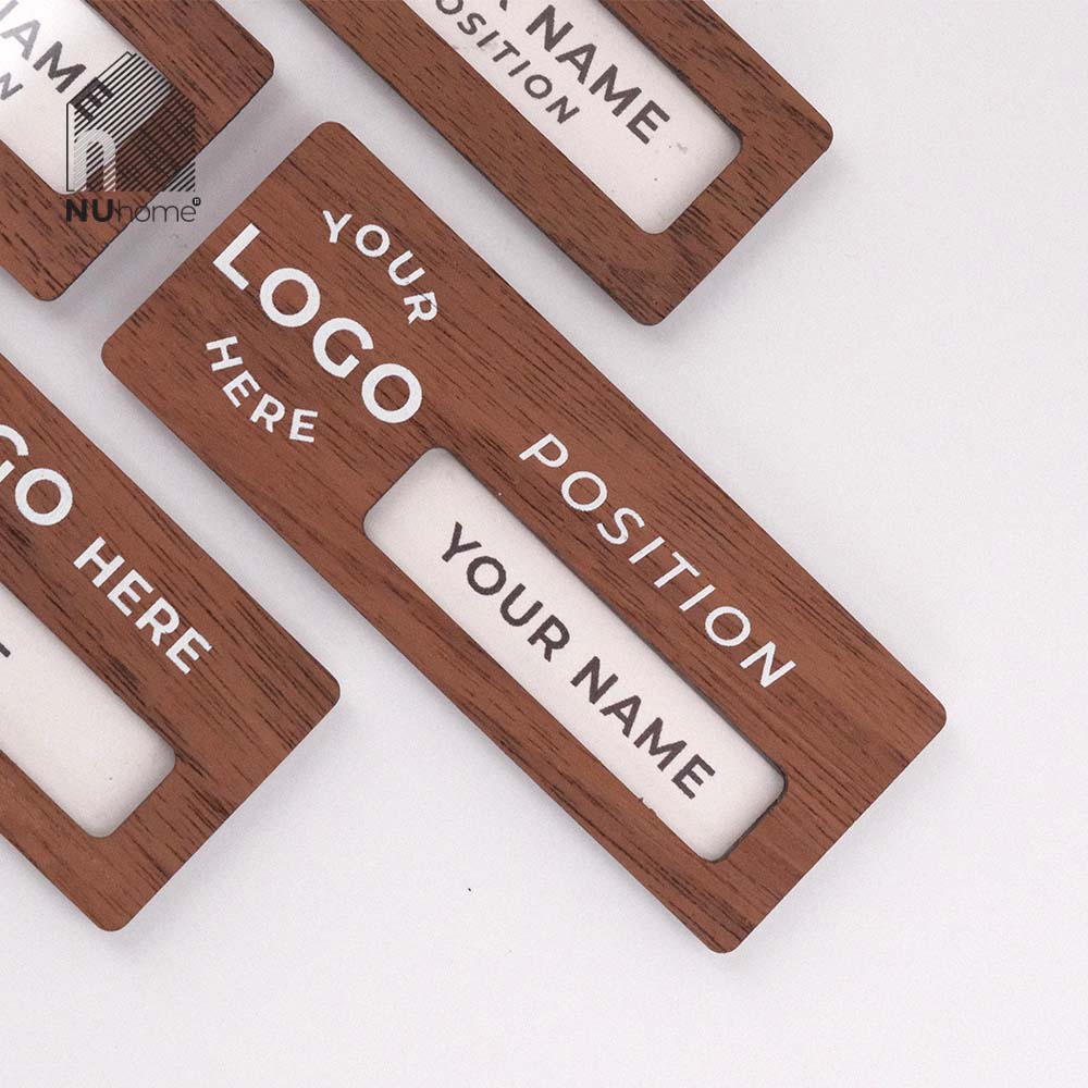 Bảng tên nhân viên gỗ - Sota - Ảnh 11