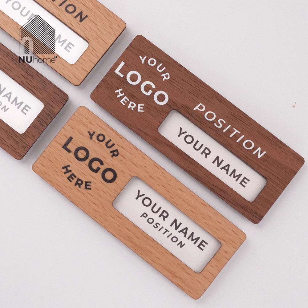 Bảng tên nhân viên gỗ - Sota - Ảnh 7