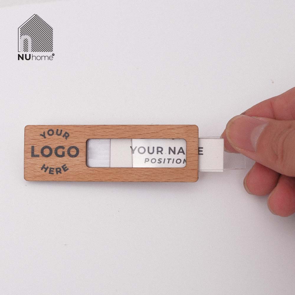 Bảng tên nhân viên gỗ - Sota - Ảnh 6