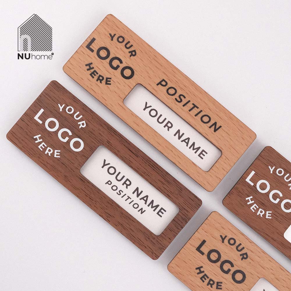 Bảng tên nhân viên gỗ - Sota - Ảnh 10