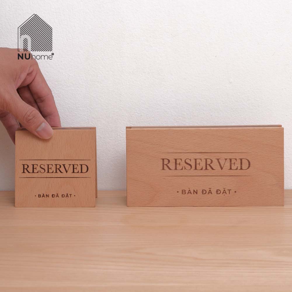 Bảng gỗ Reserved - Sito - Ảnh 14