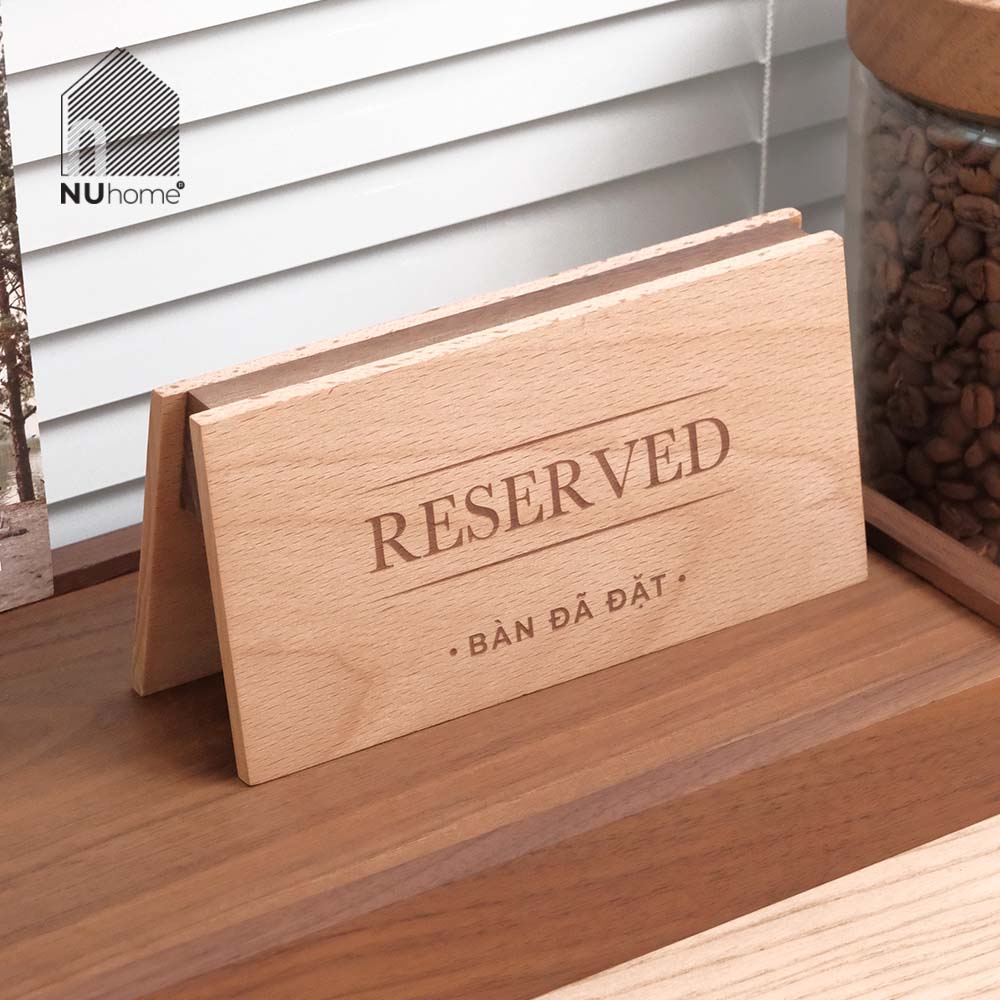Bảng gỗ Reserved - Sito - Ảnh 12
