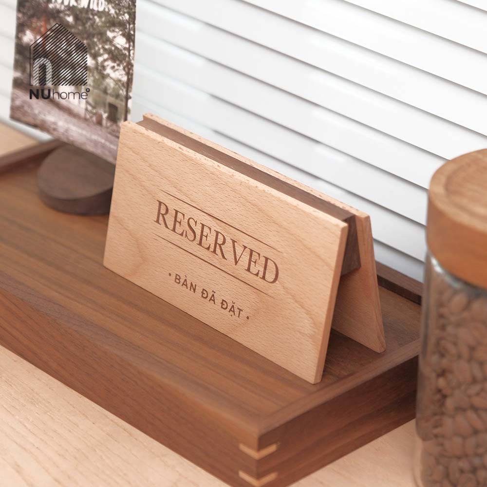 Bảng gỗ Reserved - Sito - Ảnh 11