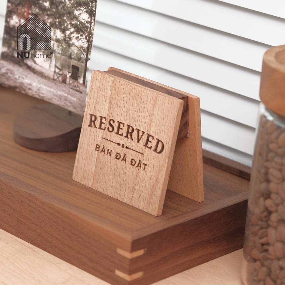 Bảng gỗ Reserved - Sito - Ảnh 8