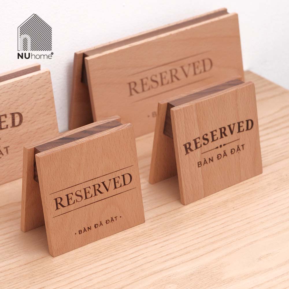 Bảng gỗ Reserved - Sito