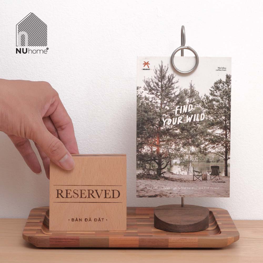 Bảng gỗ Reserved - Sito - Ảnh 2