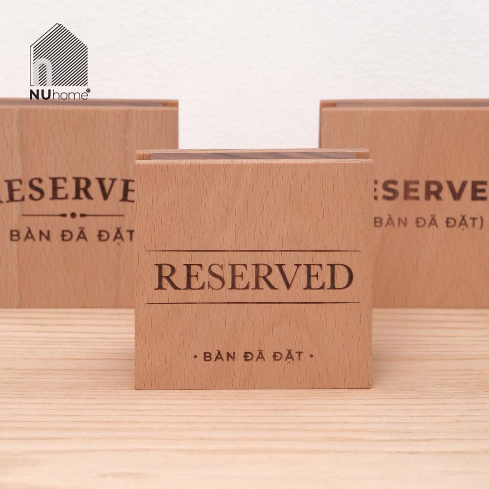 Bảng gỗ Reserved - Sito - Ảnh 4