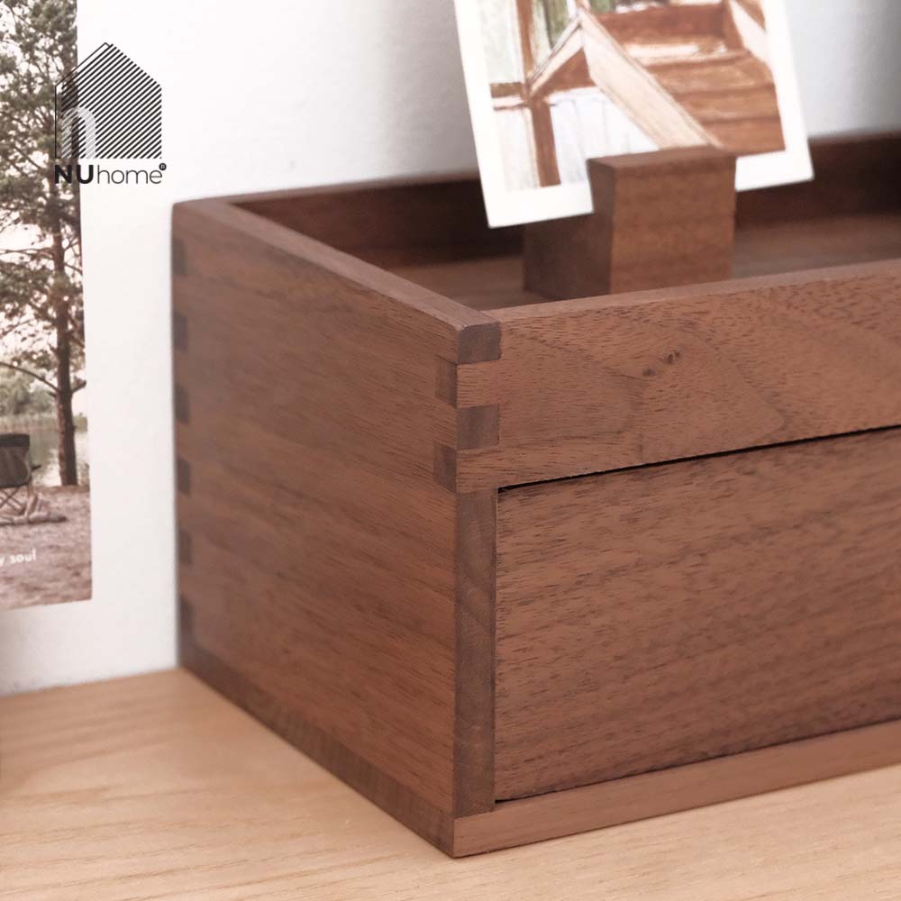 Hộp đựng muỗng đũa bằng gỗ tự nhiên - Hako - Ảnh 19