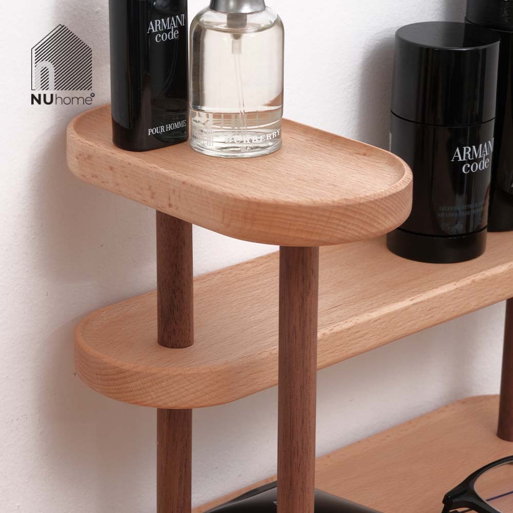 Kệ gỗ để bàn màu tự nhiên - Higo - Ảnh 13