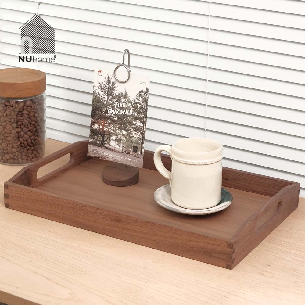 Khay gỗ chữ nhật có quai cầm - Tori - Ảnh 21