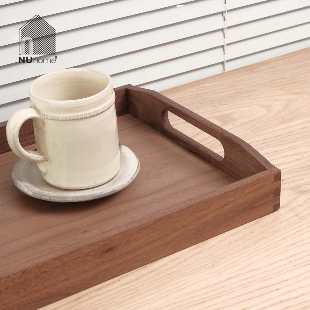 Khay gỗ chữ nhật có quai cầm - Tori - Ảnh 16