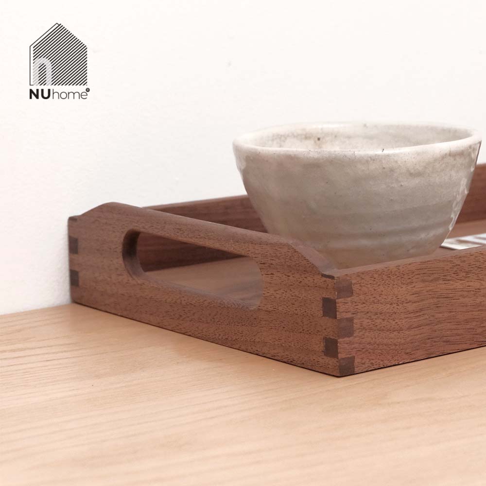Khay gỗ chữ nhật có quai cầm - Tori - Ảnh 12