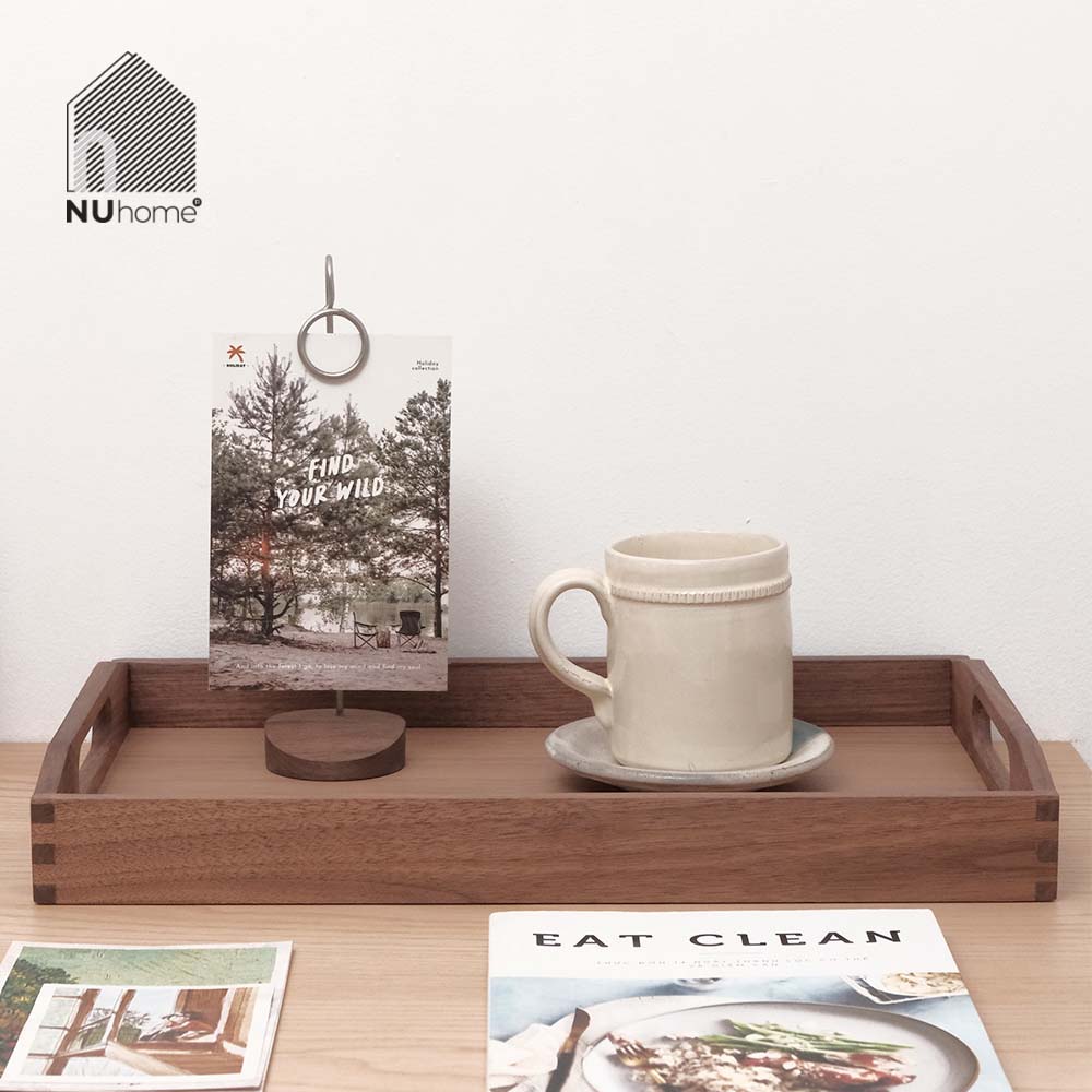 Khay gỗ chữ nhật có quai cầm - Tori - Ảnh 18